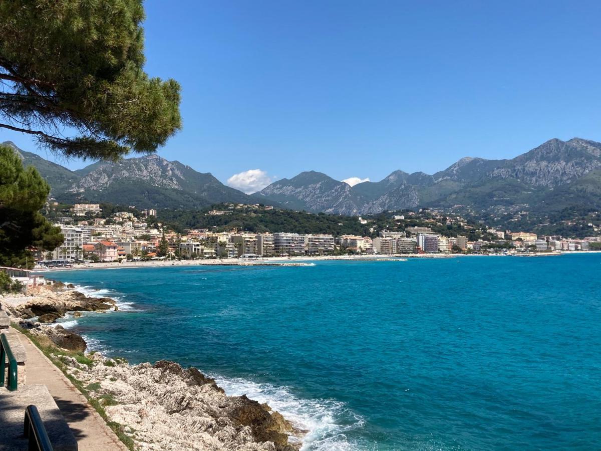 Appartement 4 Pers A 50M De La Plage, Avec Piscine Roquebrune-Cap-Martin Eksteriør billede
